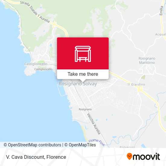 Via Cava Discount map
