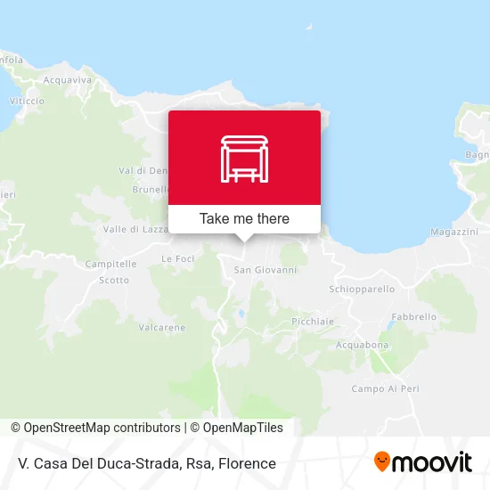 V. Casa Del Duca-Strada, Rsa map