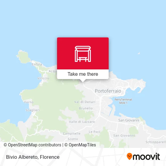 Bivio Albereto map