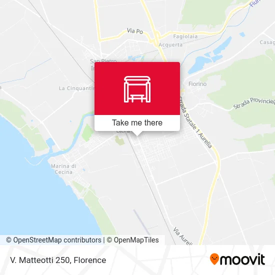 Via Matteotti 250 map