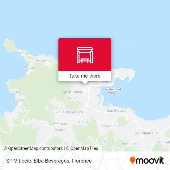 SP Viticcio, Elba Beverages map