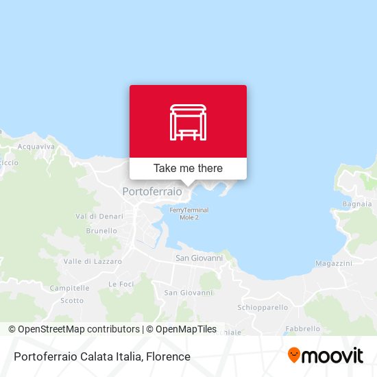 Portoferraio Calata Italia map