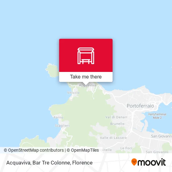 Acquaviva, Bar Tre Colonne map