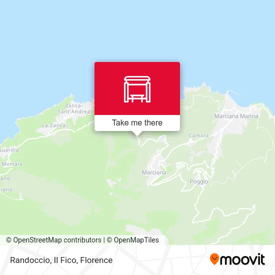 Randoccio,  Il Fico map