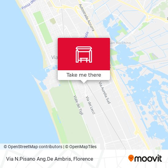 Via N.Pisano Ang.De Ambris map
