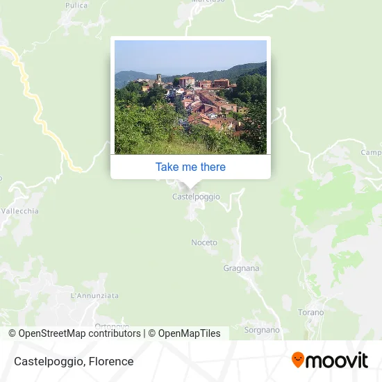 Castelpoggio map