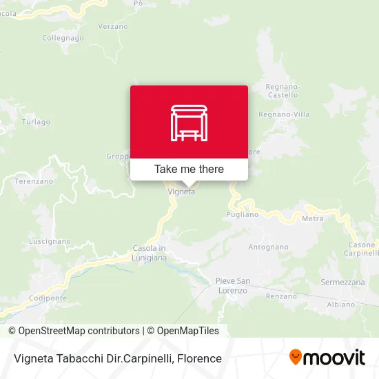Vigneta Tabacchi Dir.Carpinelli map