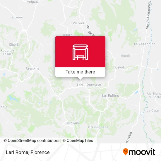 Lari Roma map