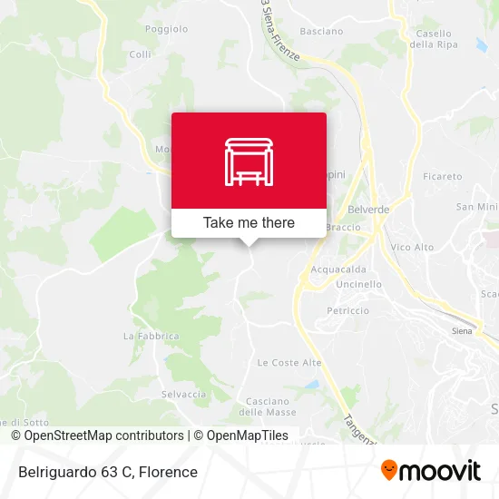 Belriguardo 63 C map