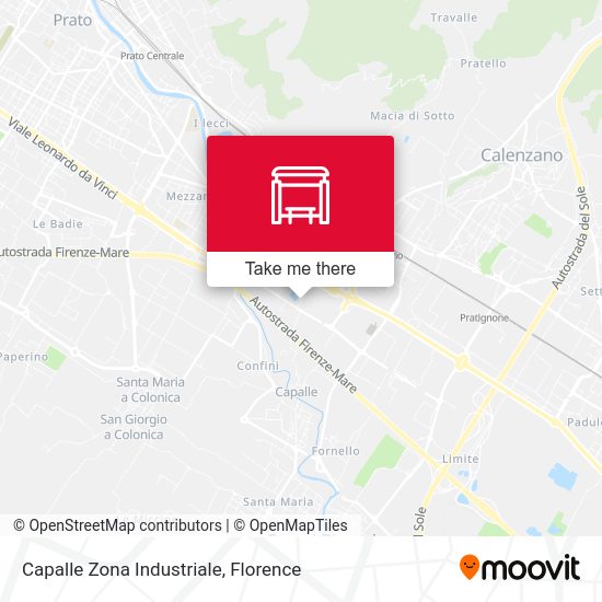 Capalle Zona Industriale map