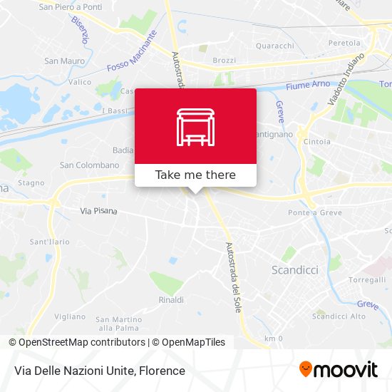 Via Delle Nazioni Unite map