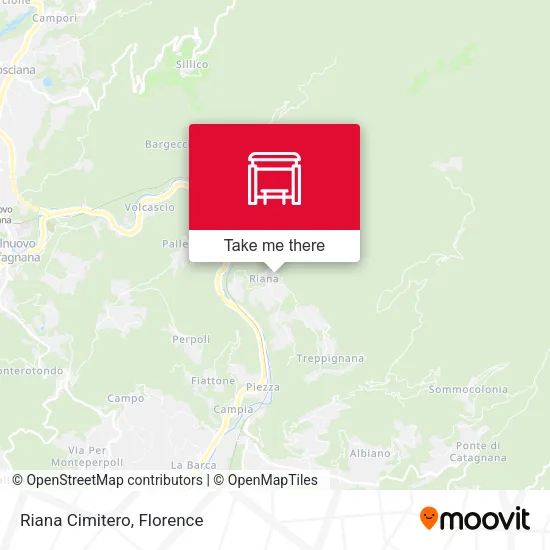 Riana Cimitero map