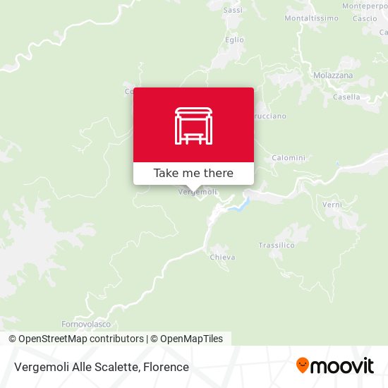 Vergemoli Alle Scalette map