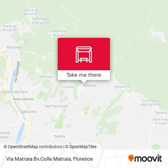 Via Matraia Bv.Colle Matraia map