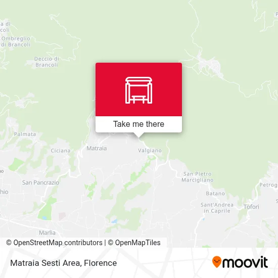 Matraia Sesti Area map
