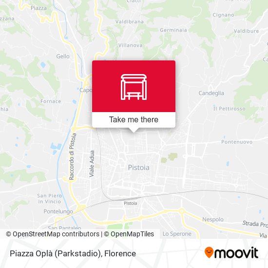 Piazza Oplà (Parkstadio) map