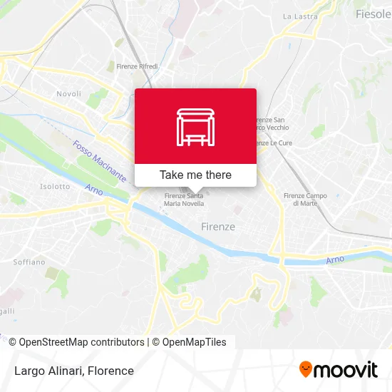 Largo Alinari map