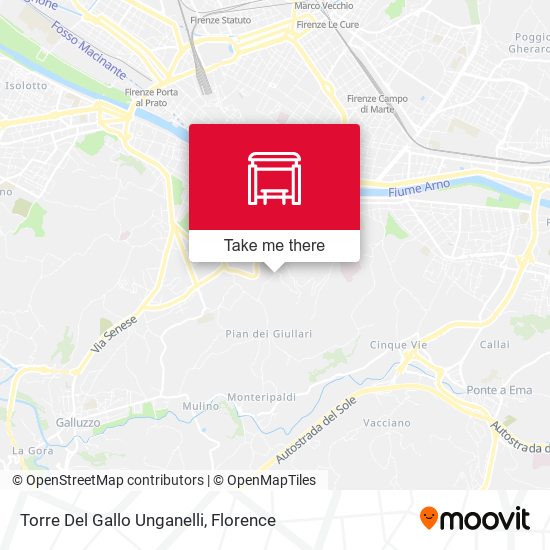 Torre Del Gallo Unganelli map
