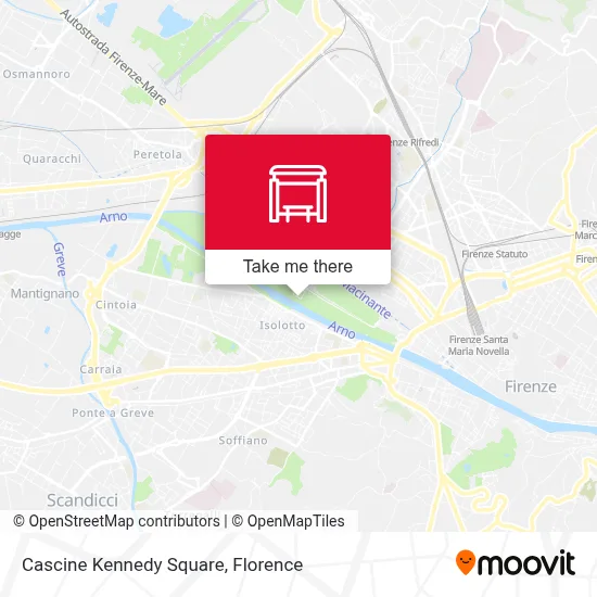 Cascine Kennedy Square map