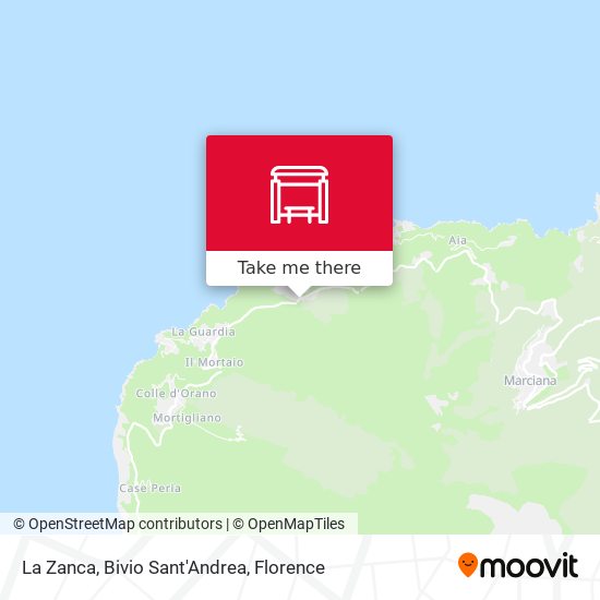 La Zanca,  Bivio Sant'Andrea map