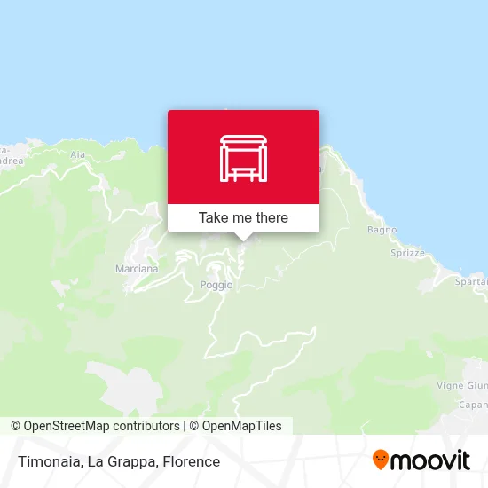 Timonaia, La Grappa map