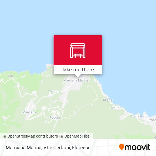 Marciana Marina, V.Le Cerboni map