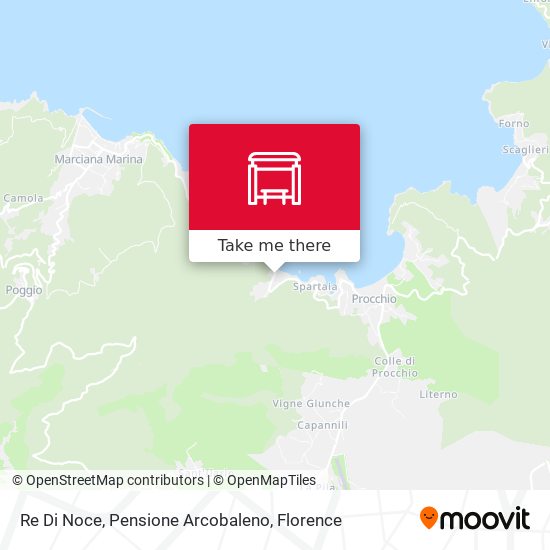 Re Di Noce,  Pensione Arcobaleno map
