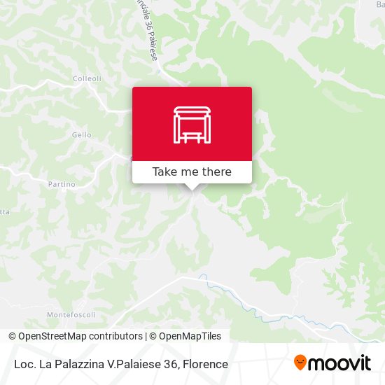 Loc. La Palazzina V.Palaiese 36 map