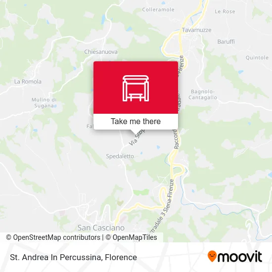 St. Andrea In Percussina map