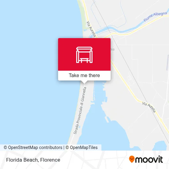 Florida Beach map