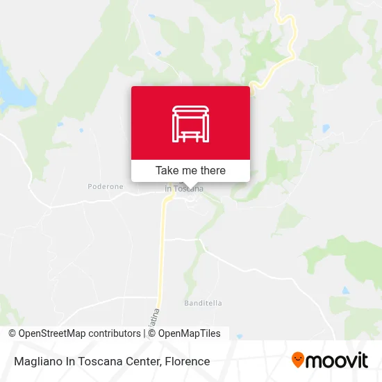 Magliano In Toscana Center map