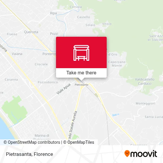Pietrasanta map