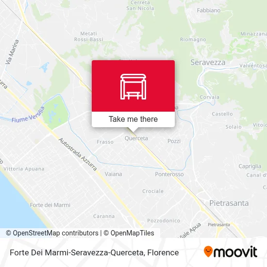 Forte Dei Marmi-Seravezza-Querceta map