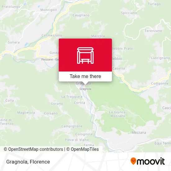 Gragnola map