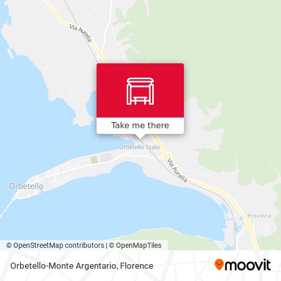 Orbetello-Monte Argentario map
