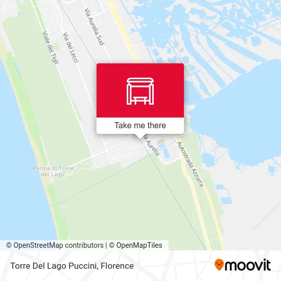 Torre Del Lago Puccini map