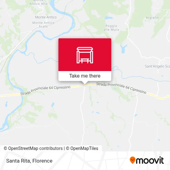 Santa Rita map