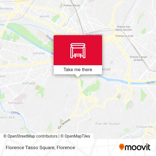 Florence Tasso Square map