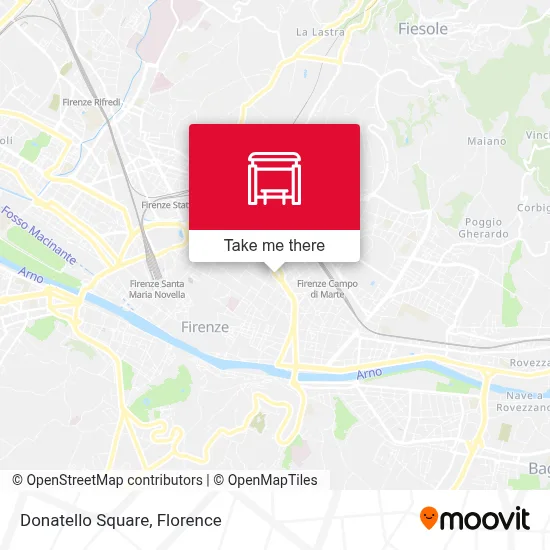 Donatello Square map