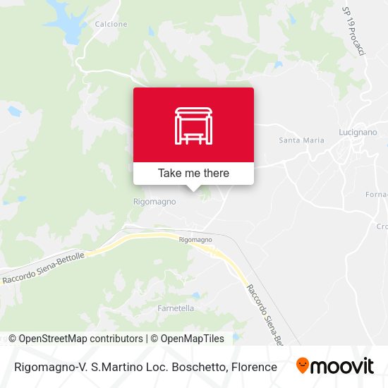 Rigomagno-V. S.Martino Loc. Boschetto map