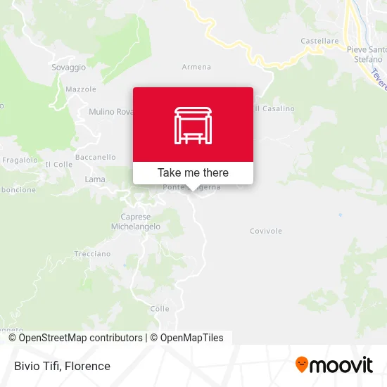 Bivio Tifi map