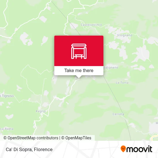 Ca' Di Sopra map
