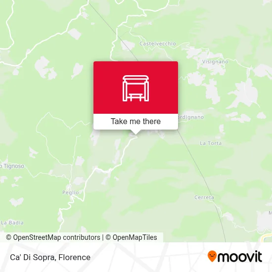 Ca' Di Sopra map