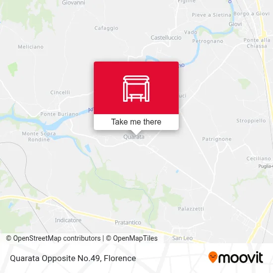 Quarata Opposite No.49 map