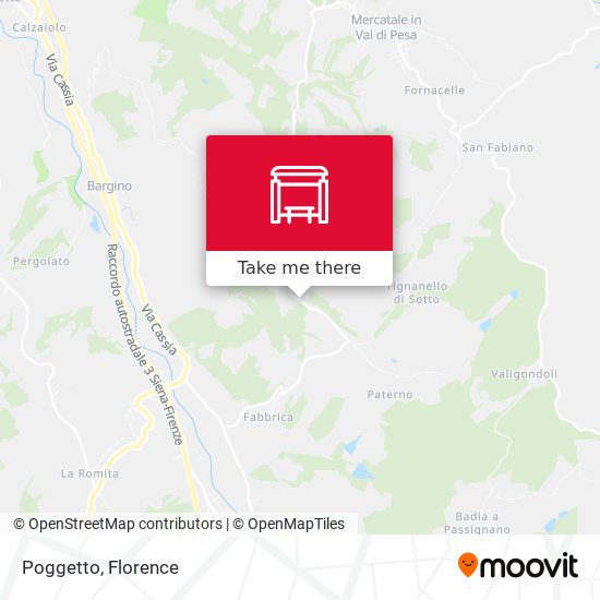 Poggetto map