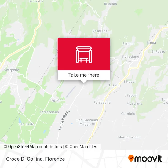 Croce Di Collina map