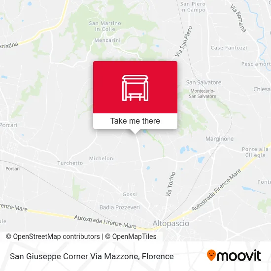 San Giuseppe Corner Via Mazzone map