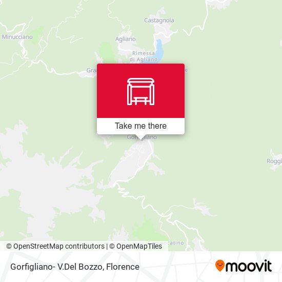 Gorfigliano- V.Del Bozzo map