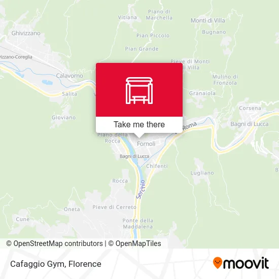Cafaggio Gym map