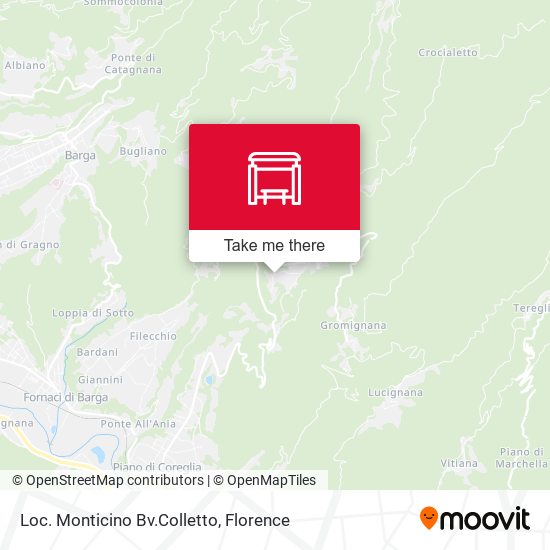 Loc. Monticino Bv.Colletto map